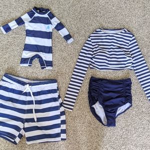 Family matching swimsuits